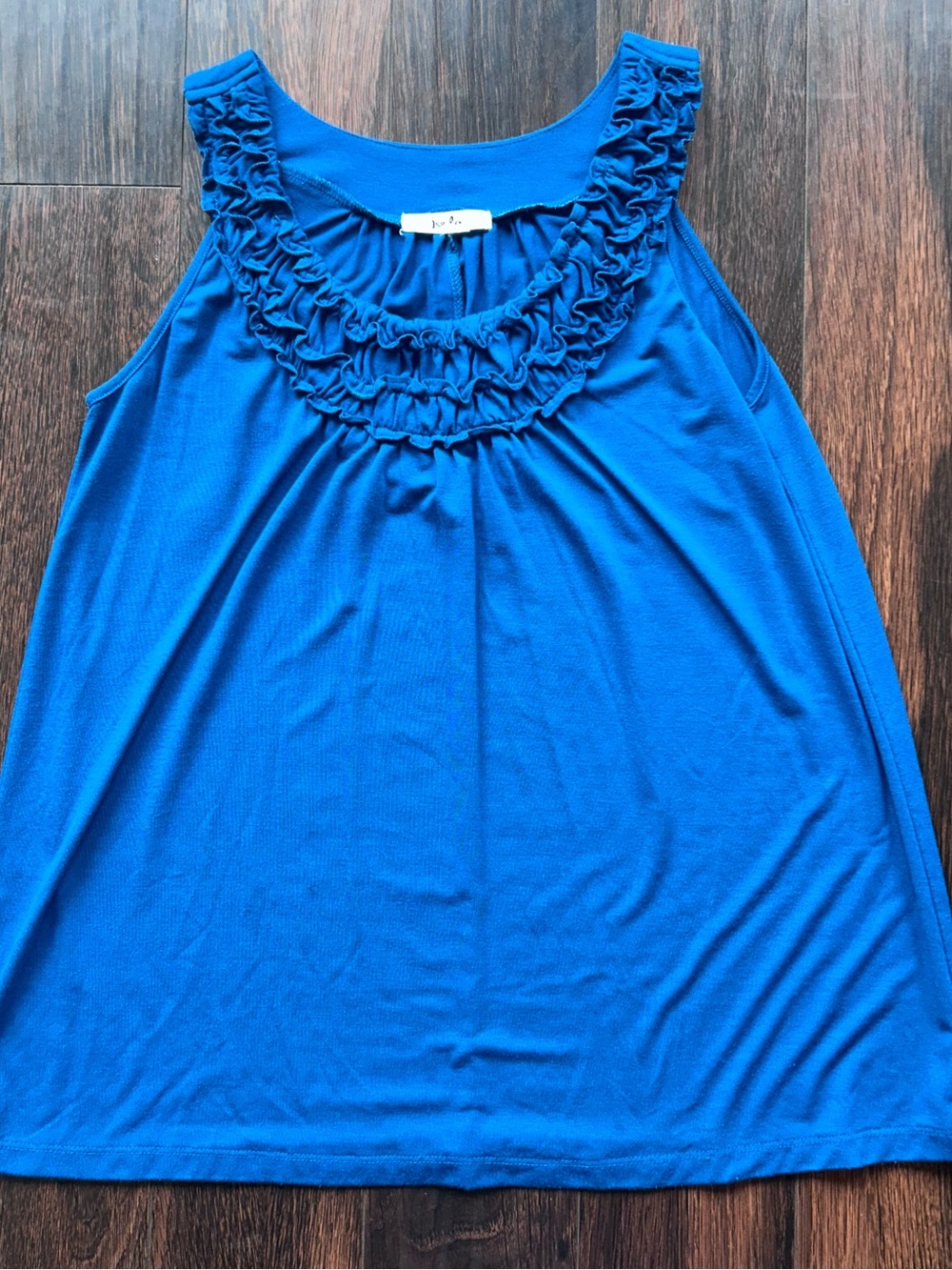 Isela embellished loose-fitting stretchy tank L